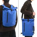 vidaXL Cyklistická taška Modrá 31 x 13 x 58 cm Polyester