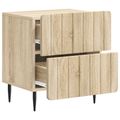 vidaXL Nočný stolík Dub sonoma 43 x 34,5 x 49,5 cm Kompozitné drevo