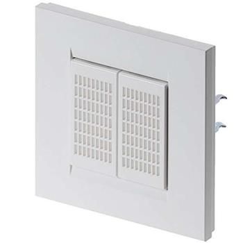 QUBINO kryt pre termostat - 2 moduly, mriežka, na krabicu