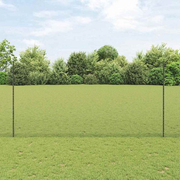 vidaXL Zvarený drôtený plot 25 x 1,5 m (Š x V) PVC potiahnutá oceľ