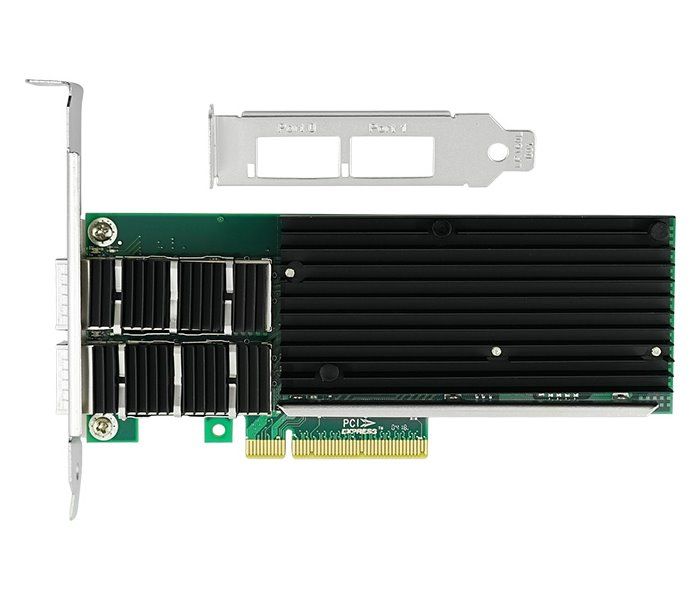 XtendLan PCI-E sieťová karta, 2x 40Gbps QSFP+, Intel XL710, PCI-E x8 Sieťová karta, PCI-E x8, 40Gbps, 2x QSFP+, Intel XL710