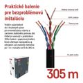 Datový kábel UTP 5E, outdoor, 305m