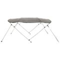 vidaXL Strieška Bimini s 4 oblúkmi a stenami 243x(185-198)x137 cm