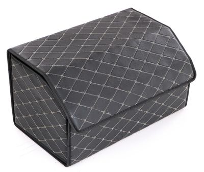 Organizér do kufru auta CAR COMPACT ELEGANT L, 2 přihrádky, skládací, s víkem SIXTOL