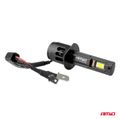 LED žiarovky hlavného svietenia Séria F25 PRO BLACK FULL CANBUS H1 68W 12V 24V AMiO-04717