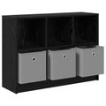 vidaXL Servírovacia skriňa Čierny dub 88,5 x 27,5 x 63,5 cm