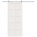 vidaXL Zavesené posuvné dvere 100 x 2,5 x 208 cm Borovicový masív
