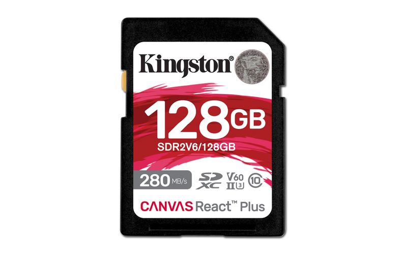 Kingston Canvas React Plus/SDXC/128 GB/UHS-II U3 ??/ Class 10