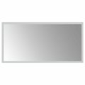 vidaXL Zrkadlo do kúpeľne s LED Priehľadná 60 x 30 cm tvrdené sklo