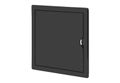VIRONE 200x200 plastové revizné dvere - čierna