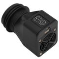 vidaXL Sporák na drevo s USB ventilátorom strieborný 35,5x26x28cm oceľ