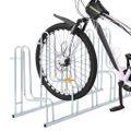 vidaXL Stojan na 5 bicyklov podlahový voľne stojaci pozinkovaná oceľ