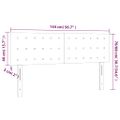 vidaXL Čelá postele 2 ks biele 72x5x78/88 cm umelá koža