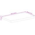 vidaXL Stolová doska živá hrana 60x30x2,5 cm masívne mango