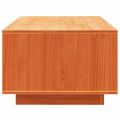 vidaXL Konferenčný stolík voskovohnedý 110x50x33,5 cm borovicový masív