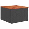 vidaXL Súprava záhradných pohoviek 5 ks Čierna polyratan