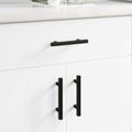vidaXL Rukoväť skrine 2 ks Čierna 150 x 12,3 x 35,2 mm Nerezová oceľ