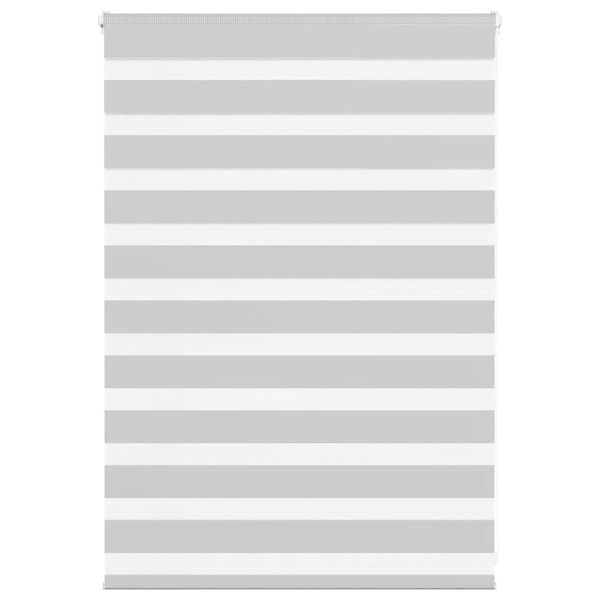 vidaXL Zebra roleta svetlosivá 95x100 cm šírka látky 90,9 cm polyester