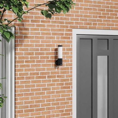 vidaXL Exteriérové nástenné svietidlo Čierna 12 x 8,5 x 29 cm