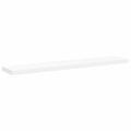 vidaXL Plávajúce nástenné police 2 ks, biele 120x23,5x3,8 cm, MDF