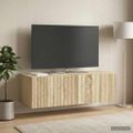 vidaXL Nástenná TV skrinka 98 x 41 x 30 cm Dub sonoma Kompozitné drevo