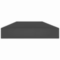 vidaXL Prídavné police 4 ks, sivé 80x10x1,5 cm, drevotrieska