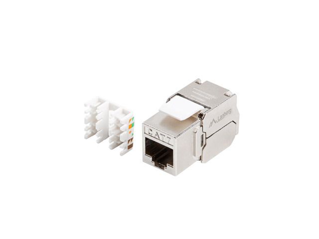 Keystone modul bez nástrojov RJ45 CAT.7 ftp 180 ° lanberg