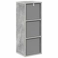 vidaXL Servírovacia skriňa Betónová šedá 25,5 x 22 x 69,5 cm