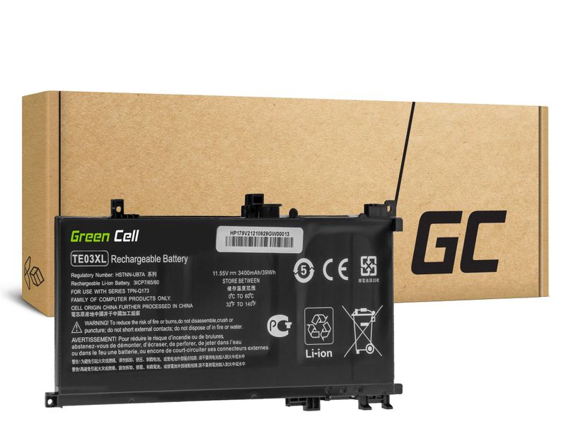 Green Cell HP179V2 batéria pre HP Omen 15-AX052NW 15-AX055NW 15-AX075NW 15-AX099NW, HP Pavilion