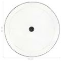 vidaXL Industriálna vintage závesná lampa 25W, čierna,okrúhla 41cm E27