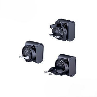 Nabíjacia súprava REMAX TRAVEL CHARGER SET 30W RP-U192 EU/UK/US ČIERNA
