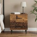 vidaXL Nočný stolík Staré drevo 43 x 34,5 x 47,5 cm Kompozitné drevo