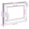 vidaXL Otočné a sklopné okno do suterénu RISOR 80 x 70 cm PVC a sklo