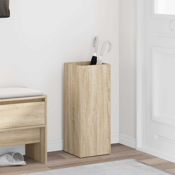 vidaXL Stojan na slnečník s úložiskom Sonoma dub 25 x 24,5 x 64 cm