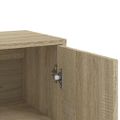 vidaXL Komody 2 ks dub sonoma 60x31x84 cm kompozitné drevo
