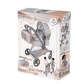 DeCuevas 81777 Skladací kočík pre bábiky 3 v 1 s batôžkom CITY X 2024 - 73 cm
