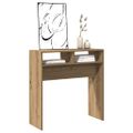 vidaXL Konzolový stolík Artisan Dub 78x30x80 cm Konštruktérske drevo