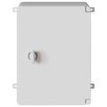 vidaXL Ovládacia skriňa Sivá 28 x 13 x 28 cm ABS plast
