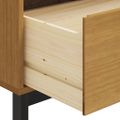 vidaXL Skrinka so zásuvkami FLAM 110x40x80 cm borovicový masív
