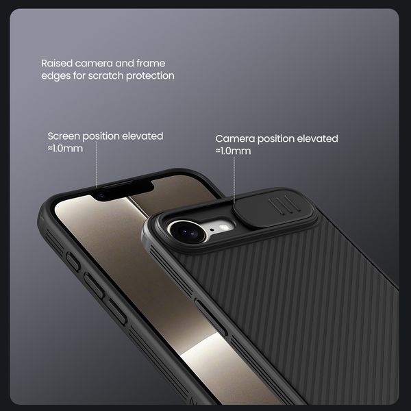 Nillkin CamShield PRO Zadní Kryt pro Apple iPhone 16e/17e Black