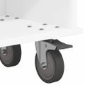 vidaXL TV stolík 100 x 35 x 35 cm Biela Kompozitné drevo