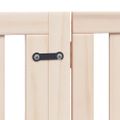vidaXL Brána pre psa s dverami sklad. 12 panelov 960 cm topoľové drevo