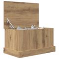 vidaXL Úložné boxy dub artisan 30x50x28 cm kompozitné drevo