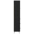 vidaXL Highboard Čierny dub 69,5 x 34 x 180 cm Kompozitné drevo