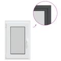 vidaXL Otočné a sklopné okno do suterénu RISOR 50 x 75 cm PVC a sklo
