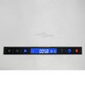 vidaXL Závesný ostrovný digestor s dotykovým senzorom LCD 55 cm nehrdzavejúca oceľ
