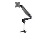 Single Monitor Arm - Montážna sada (sostava ramena, montáž VESA) - nastaviteľné rameno s plným rozsahom pohybu - pre obrazovka - pevná oceľ - veľkosť obrazovky: 32"-49" - upevniteľné na stôl