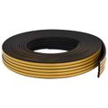 vidaXL Samolepiaca tesniaca páska na okno Čierna 10 x 6 mm 50 m