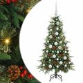 vidaXL Umelý Sklápací Vianočný Stromček Zelená 120 cm PE a PVC