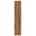 vidaXL Knižnica 4-posch. dub artisan 143,5x29x143,5 cm kompozit. drevo